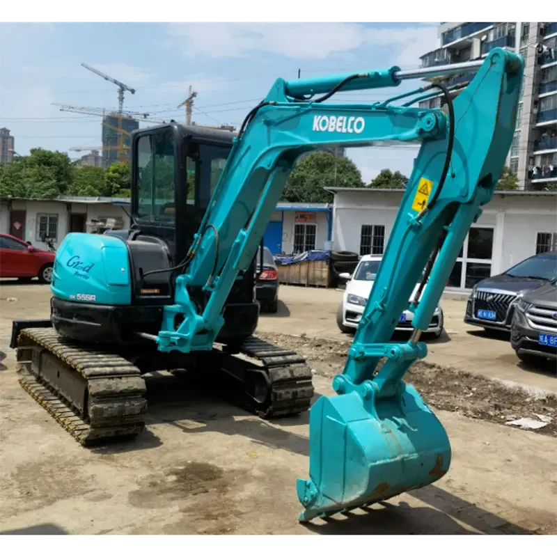 Good Condition Kobelco SK55 High Quality Used Mini Excavator in Stock for Sale