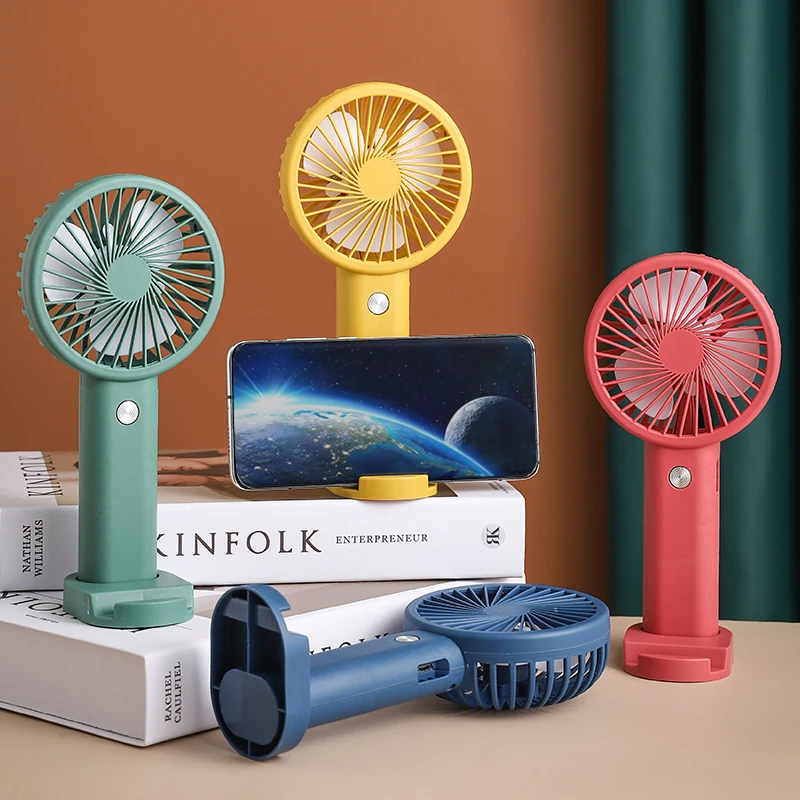 Summer cooling desktop chargeable standing fan battery charging USB portable electric handheld mini fans (1600256323243)
