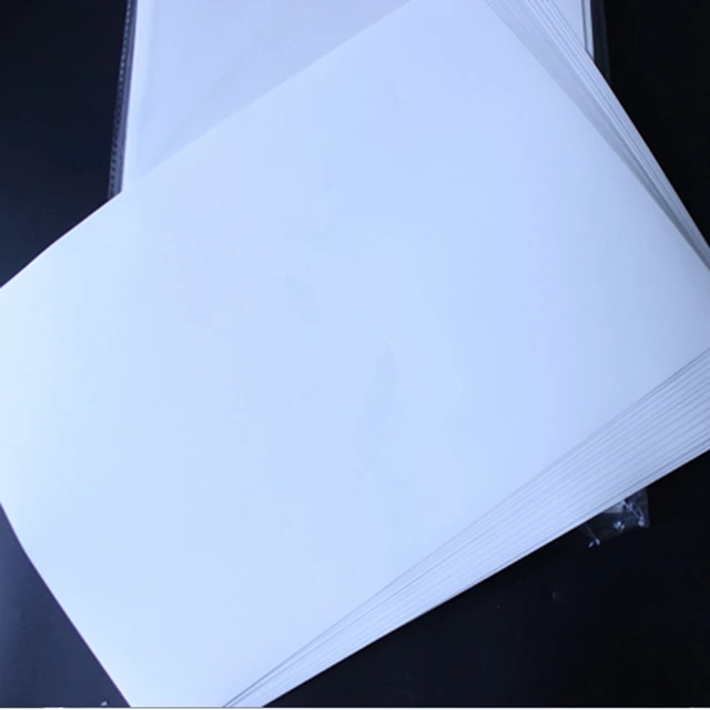 A4 струйный темная бумага передачи тепла для темные футболки темная хлопчатобумажная ткань Тепловая печать 100 листов