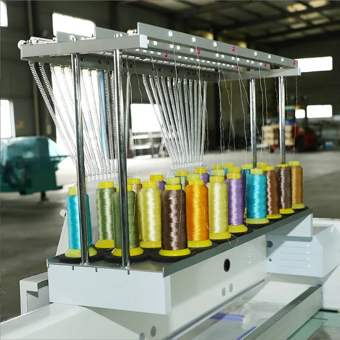 Hot selling Computerized 2 head embroidery machine for all kinds of fabrics