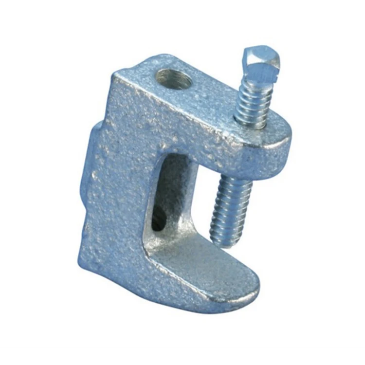 Universal Reversible 3/4In Adjustable Stamped Uncoated Steel Beam Clamps