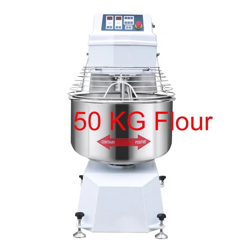 Xuzhong Double Speed Commercial Planetary Stand Spiral Mixer 125L 50 kgs Dough Mixer