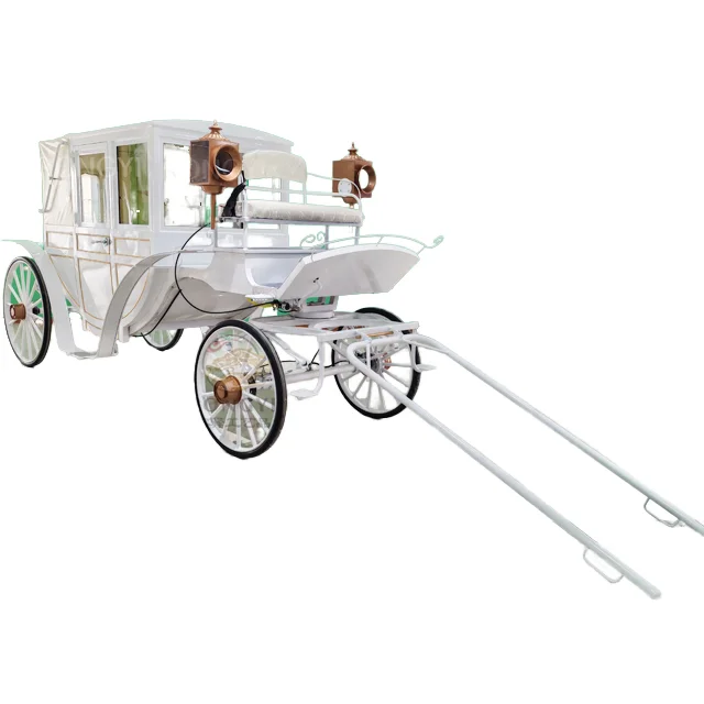 Double-row Horse Carriage  Victoria Horse Carriage Wedding vis-a-vis Carriages Manufacturer