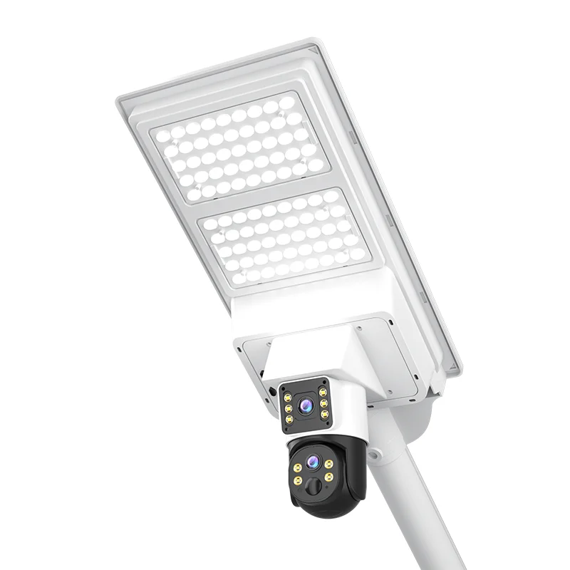 4MP Security 4G Sim Card Dual Lens Outdoor Wireless Solar Battery CCTV WIFI Camera with 20W Solar Panel