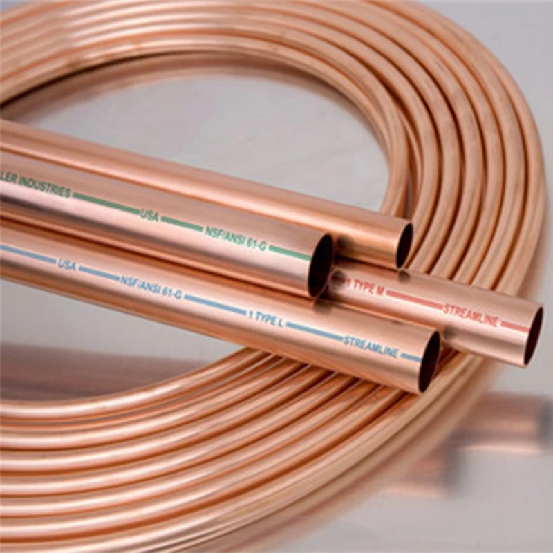 Perfect Quality Factory Prices Brass Tube C11000 C12000 99.9% Copper Pipe Can be customized