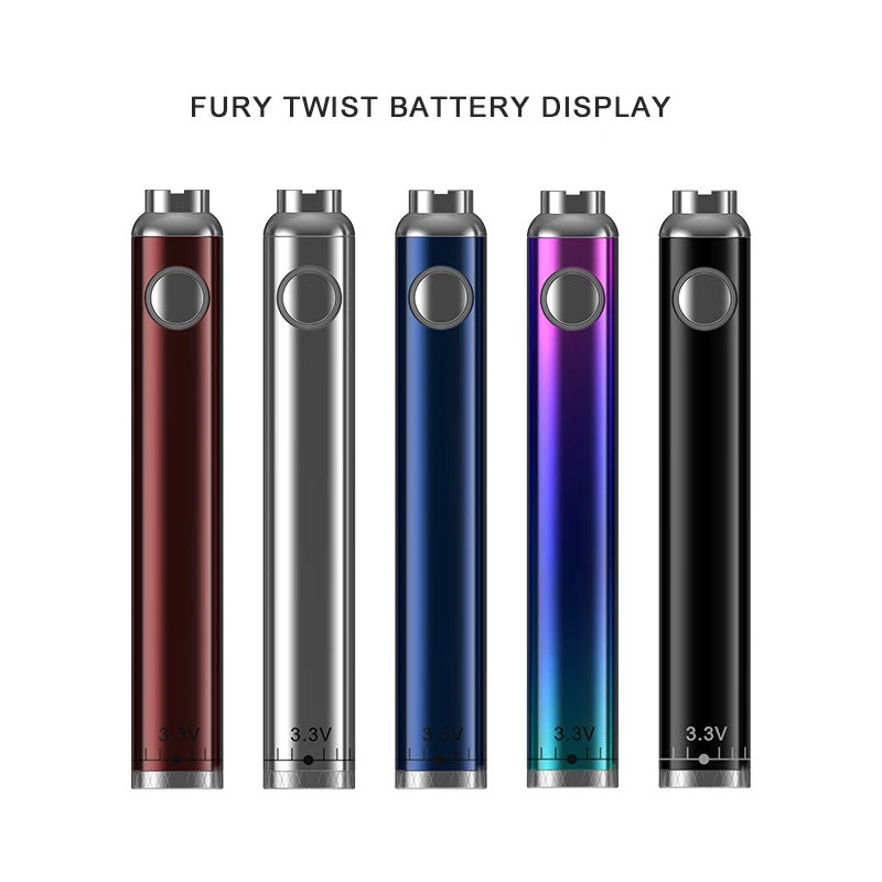  Weran Hot Preheat Battery with Button 1100 mAh CBD Rechargeable Vape Pen 510