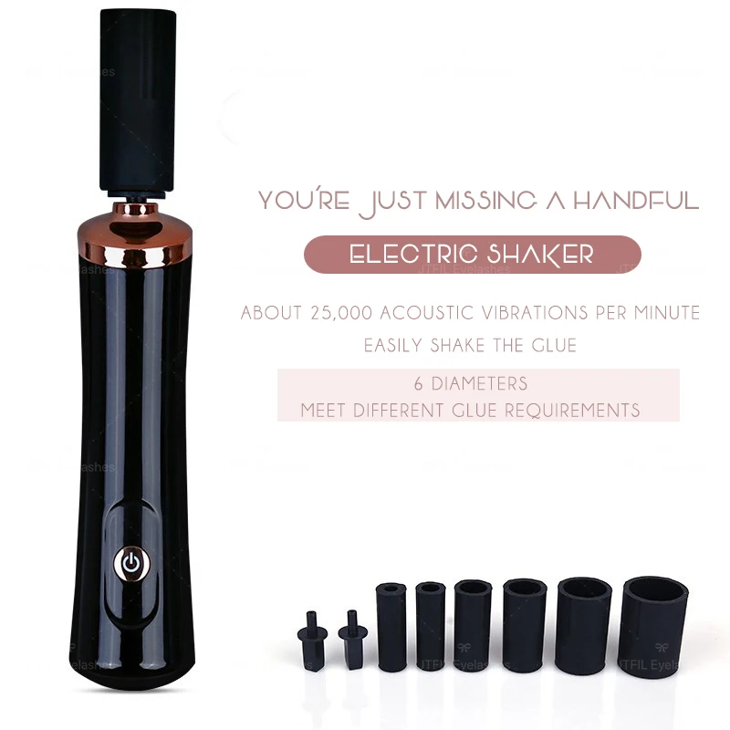 JTFIL Professional Eyelash Extension Accessories Glue Adhesive Mixer Eyelash Extension Glue Wake-up Lash Glue Shaker Tool