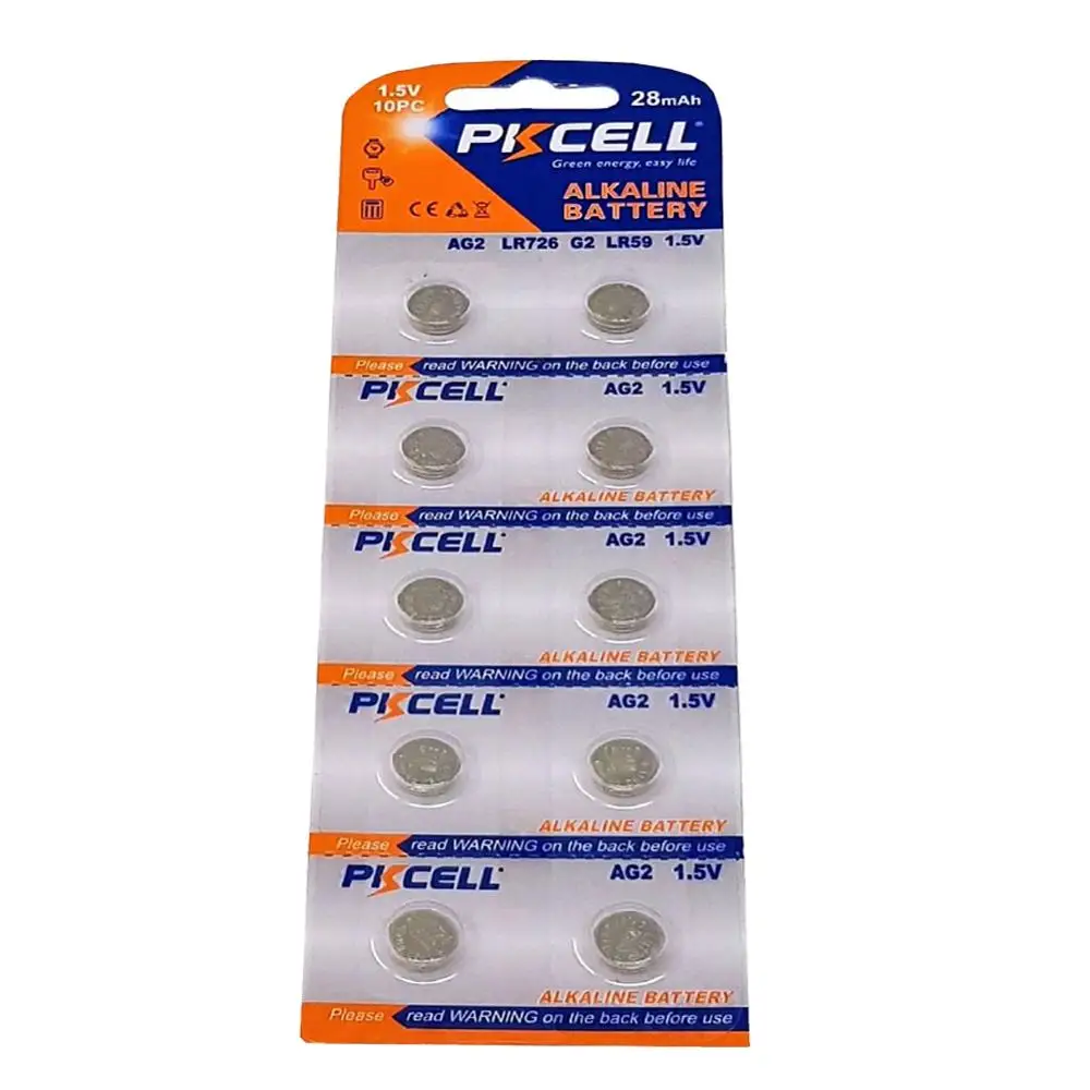Primary  0% hg Watch Battery  Ag2   LR59  197  Lr726 106  1.5V  10B Alkaline button battery