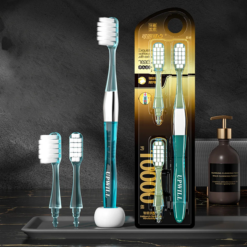 China yangzhou factory OEM replaceable head toothbrush for home use
