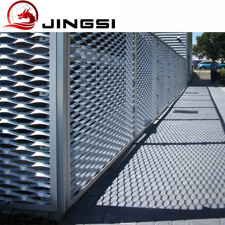 Aluminum Facade Wall Expanded metal mesh diamond mesh expanded metal sheets gutter guard aluminium expanded mesh