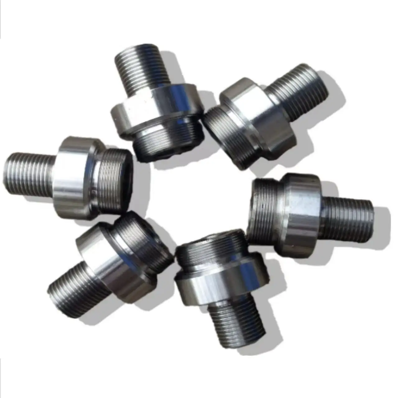 Customized Aluminum Brass SS304 SS316L Stainless Steel PartThread Stamping Presses pipe Parts