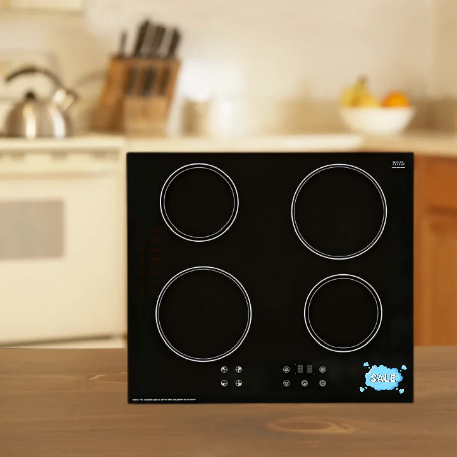 Vestar China wholesale advanced technology electric ceramic four burner stove hob cooker