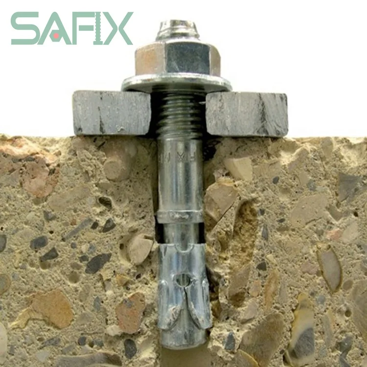 
AISI304 316 Stainless Steel Wedge Anchor Through Bolt 
