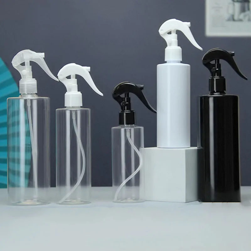 Custom 120ml 200ml 250ml 300ml 500ml PET Plastic Fine Mist Spray Bottle With Trigger Sprayer Pump