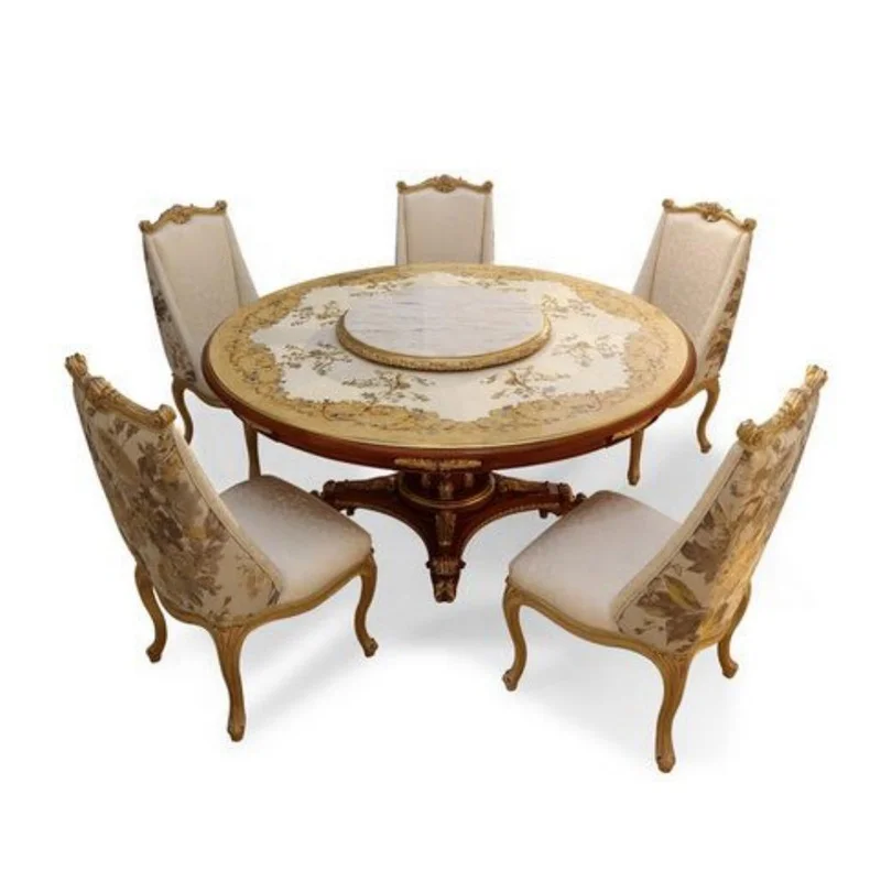 New arrival classical style Luxury Italian Baroque Style Palace Hand Carved Long Dining Table