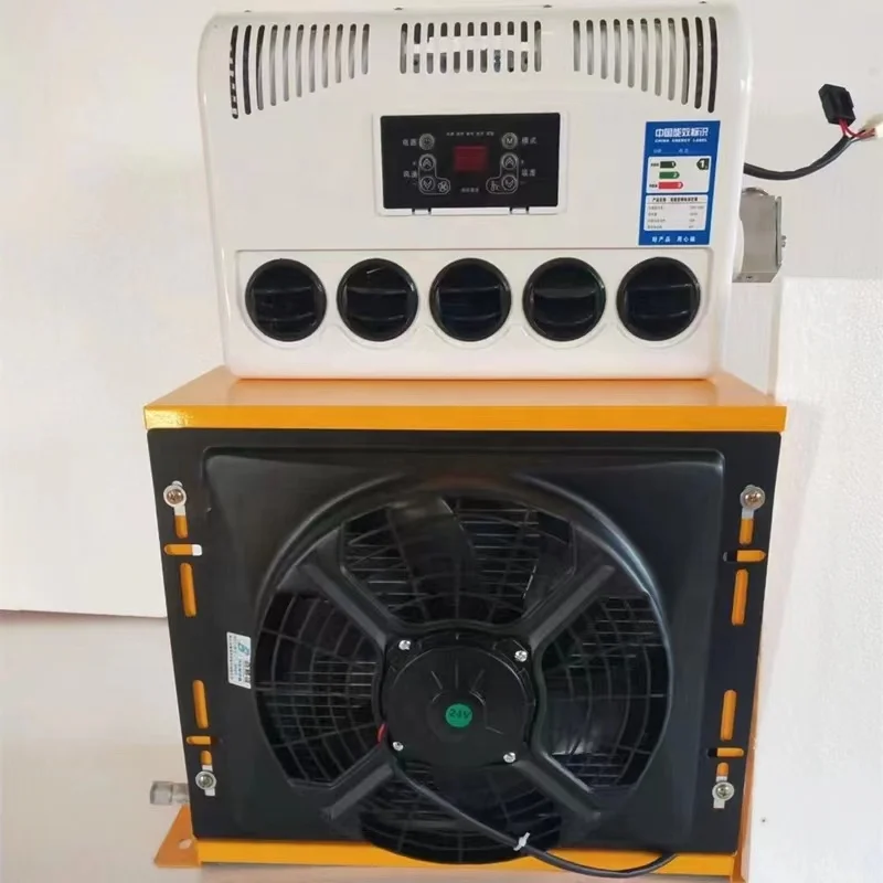Truck Cabin 24v Battery Powered 12 Volt Split Parking Air Conditioner 12v dc air conditioner