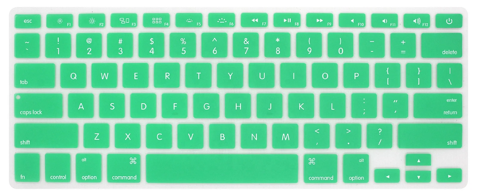 Цветной мягкий чехол для клавиатуры ноутбука с английской раскладкой Macbook Air 2019/2020 Pro 13 3