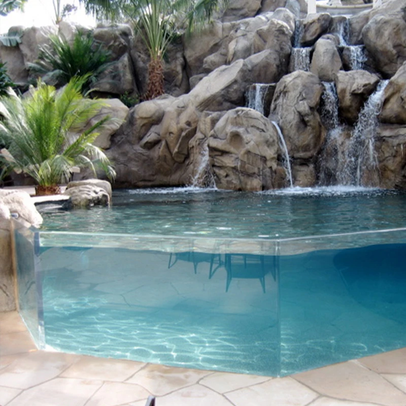 China factory supply customized pmma/acrylic indoor plastic swimming pool