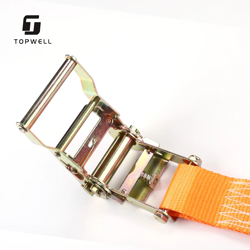 Ремешок с храповым механизмом, полиэстер, 2 дюйма, 50 мм, 2T, для крепления груза, выдвижные, с электронной дорожкой