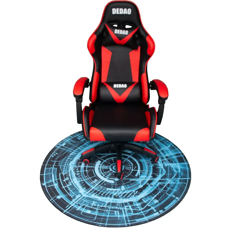 Custom Anti-slip Office Gaming Chair Mat RGB Game Mat Rubber Mat