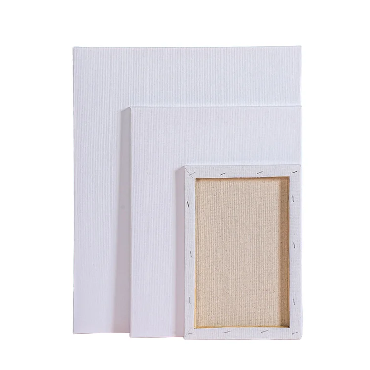 Waterproof Big Size Painting Stretched Canvas Art Canvas with Pine Wood White 100% Cotton & Polyester Material Paint Canvas