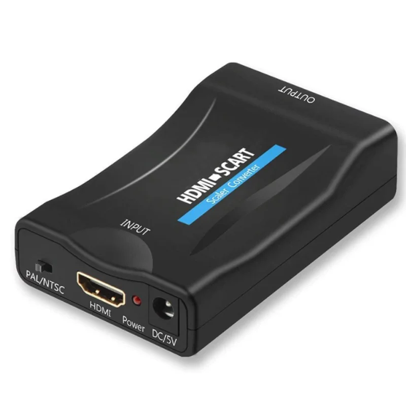 High Quality PAL/NTSC  1080P Scart To HdMi Video Audio Up scale Converter Adapter For Hd Tv Dvd