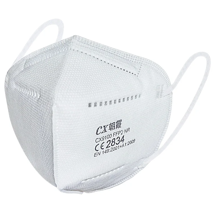 
Ready to ship PPE EN149 2001+A1 2009 Standard A6 FFP2 mask folded type NB CE Certification mask face 