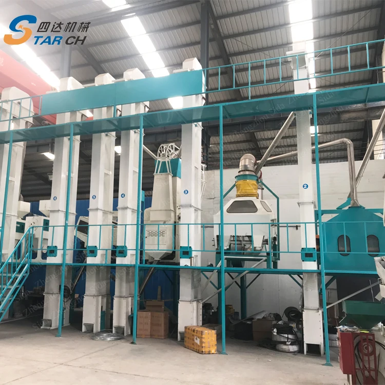 Complete Set Automatic Rice Milling Line with Rice Polisher