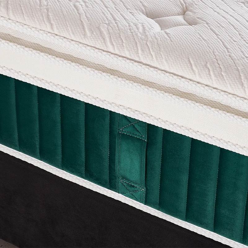 New Luxury 5 Star Hotel Mattress King Queen Size Natural Latex Roll up in a Box Pocket Spring Mattress