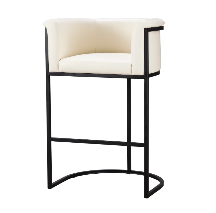 Simple stools bar chairs kitchen bar stools chair cream colour bar chair with arms