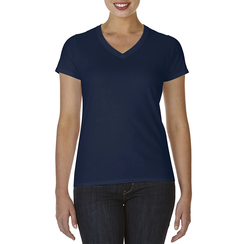 Factory direct price wholesale 100% cotton plain women T shirt