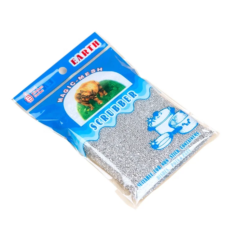 Earth Brand Bulk wholesale PU sponge wrapped cloth die cut heavy duty kitchen dish washing sponge