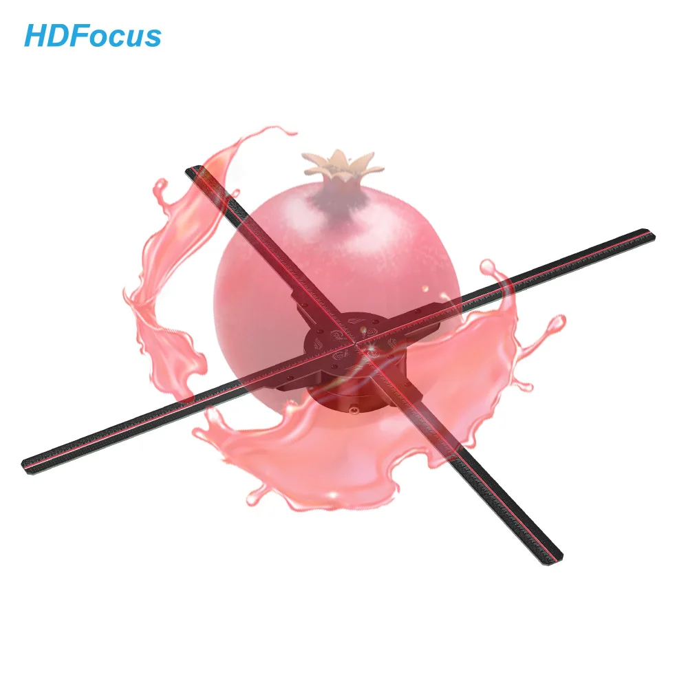HDFocus 1080P голографический 3D проектор светодиодный источник света голографические панели и голограмма дисплей для Хэллоуина вентилятора