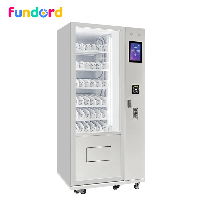 Fundord брендовый Новый 10-дюймовый торговый автомат с небольшими закусками и напитками