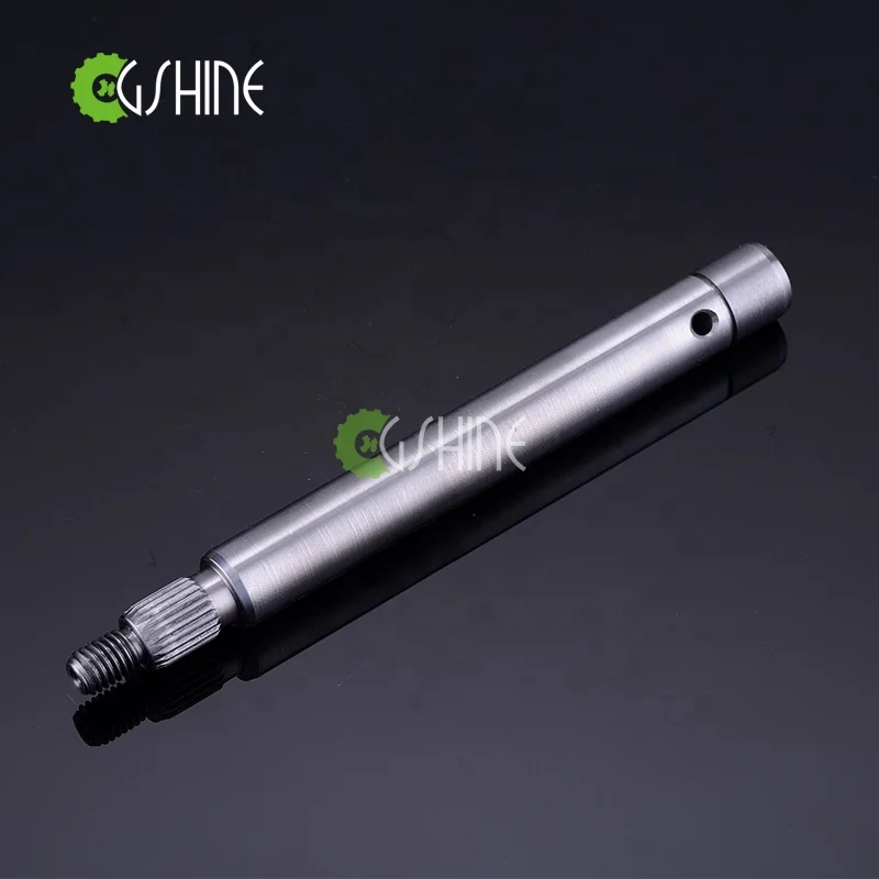Customized worm gear shaft for milling machine beds hollow worm spur gear shaft