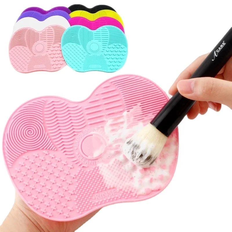 
Skyey Care Silicone Makeup Brush Cleaning Mat, Makeup Brush Cleaner, Cosmetic Clearing Brush Pad 