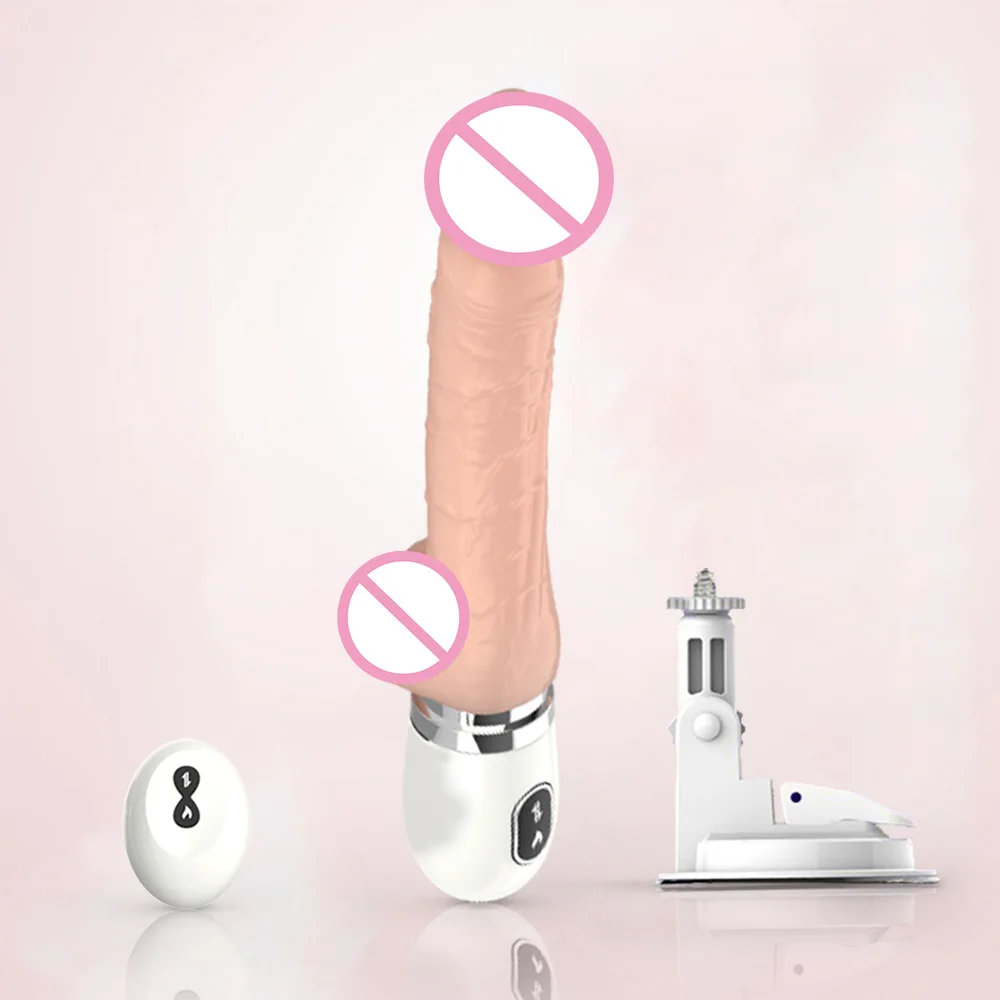 Electric Masturbating Sex Machine Automatic Telescopic Thrusting Dildo Vibrator for Women
