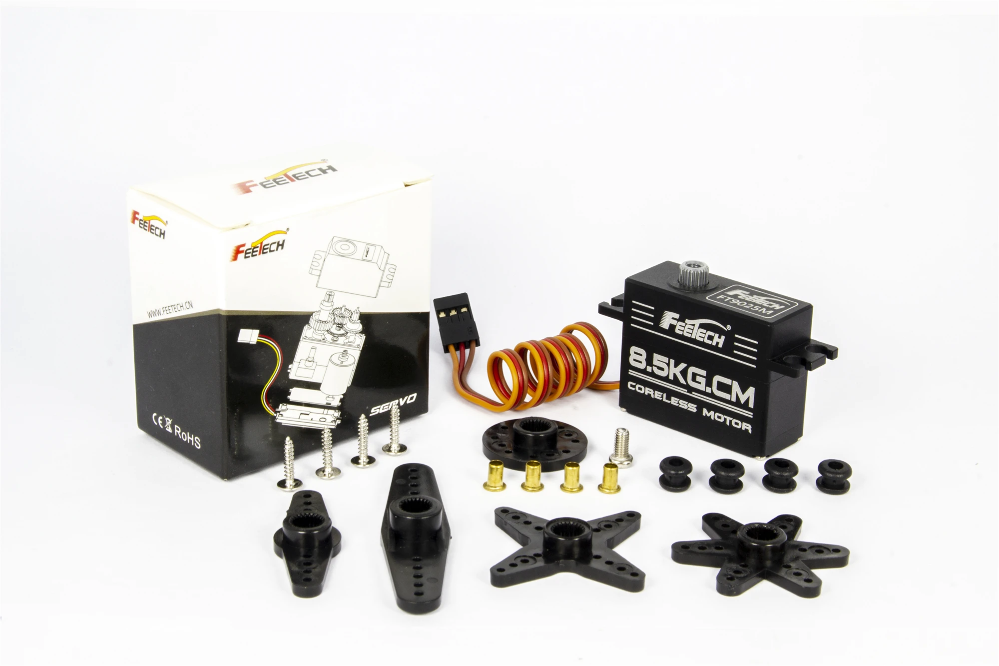 9KG 180 Degree Metal Gear Digital Upgrade Servo For 1/8/1/10 RC Drift Car Boat Helicopter Airplane Multi-Robot Parts Toys