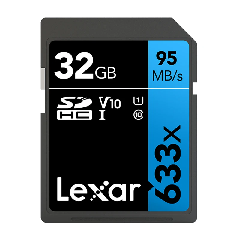 Original Lexar 633X Memory SD Card 32GB lexar 64GB 128GB 256GB 512GB 1TB SD Card Up to 95M/S C10 U3 U1 TF card for Mobile Phone