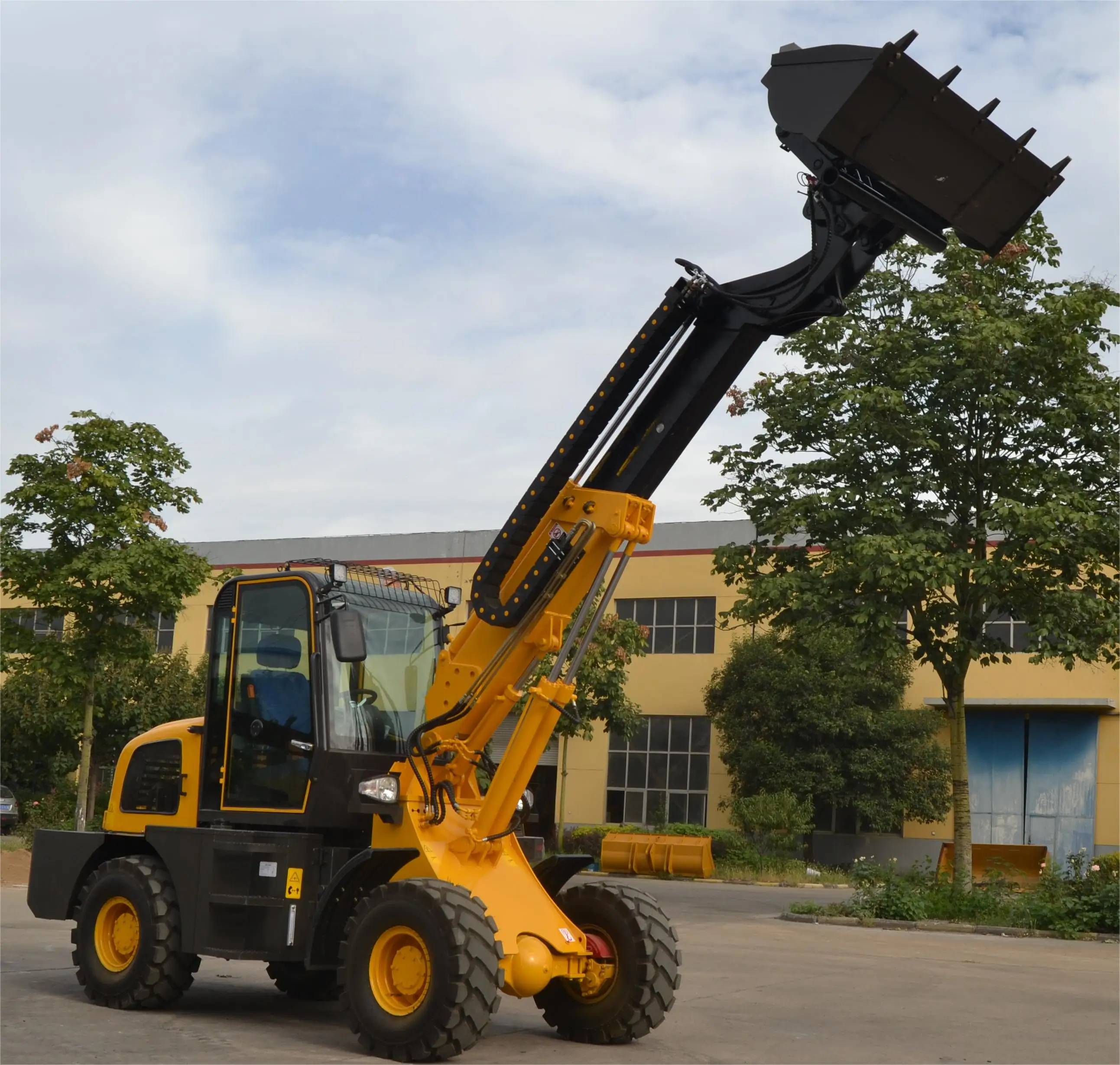 BSM1500 1.5ton Mini articulated compact telescopic wheel loader made in china