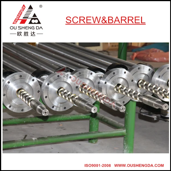 65 мм одиночный экструдер винт и ствол (винт и ствол для ПВХ экструдера) Theysohn Maris Jsw Battenfeld Cincinnati