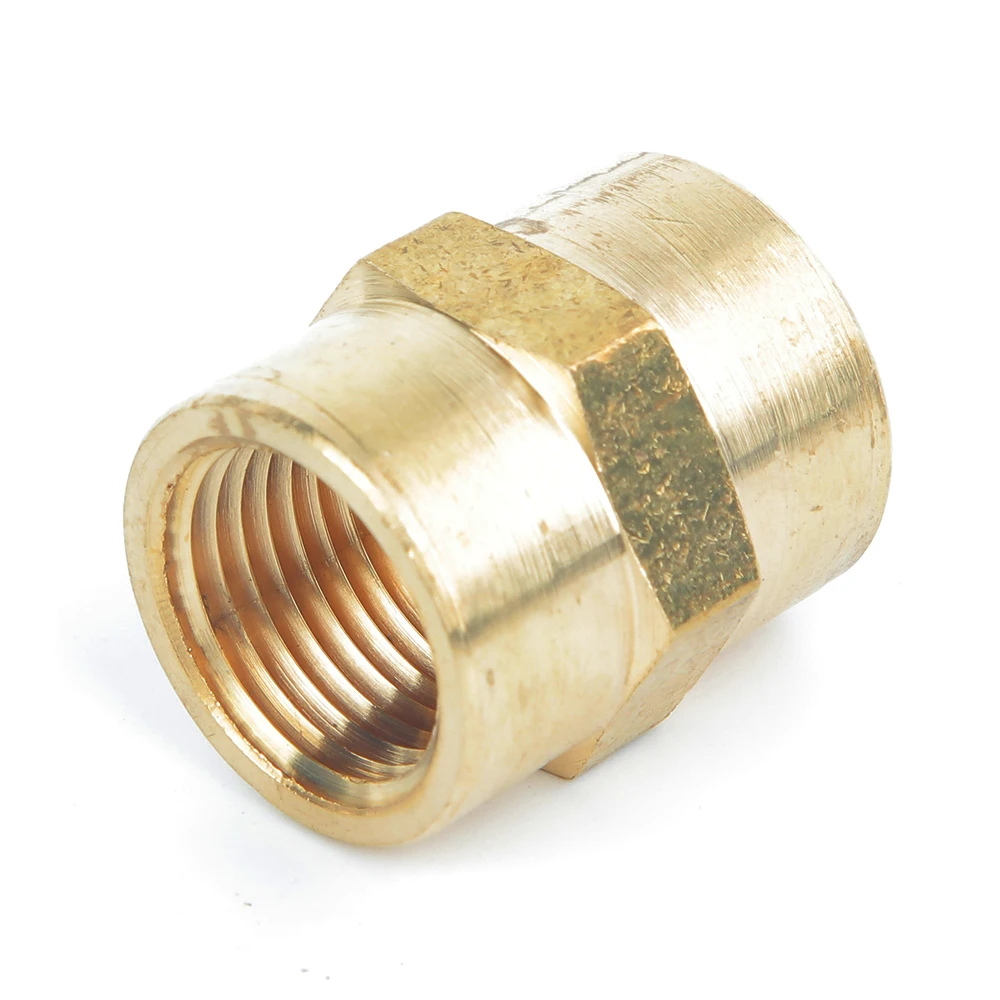 Professional Parts Wholesale Brass Pipe coupling (FIP X FIP) Hex Nipple Brass Reducer Adapter