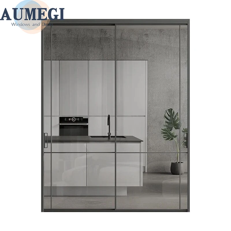 Best Price Low-E Glass Narrow Frame Window Sliding Door Accordion
