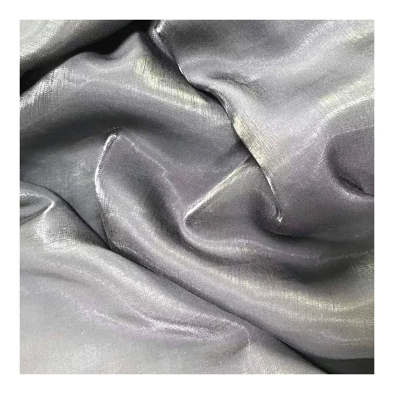 Fashion Style Cheap Price Shiny Rayon Polyester Mixed Solid Dyed 80%R 20%P Fabric For Summer Spring Garment Fabric