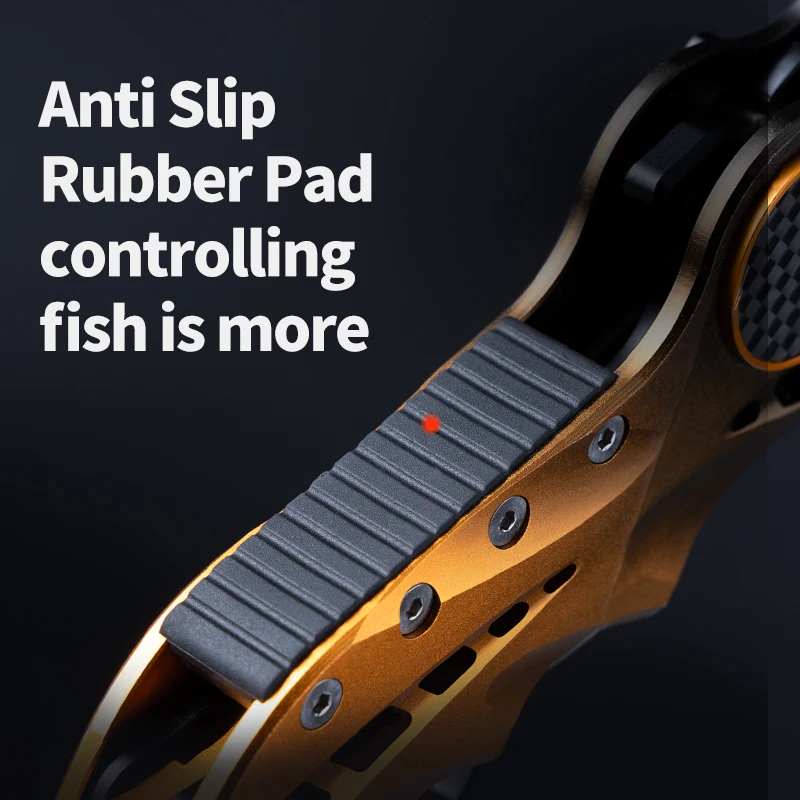 LINNHUE Aluminum Alloy Fishing Pliers Grip Set Foldable Multifunctional Fishing Tool Tackle Hook Cutter Line Splitter Ring Tool