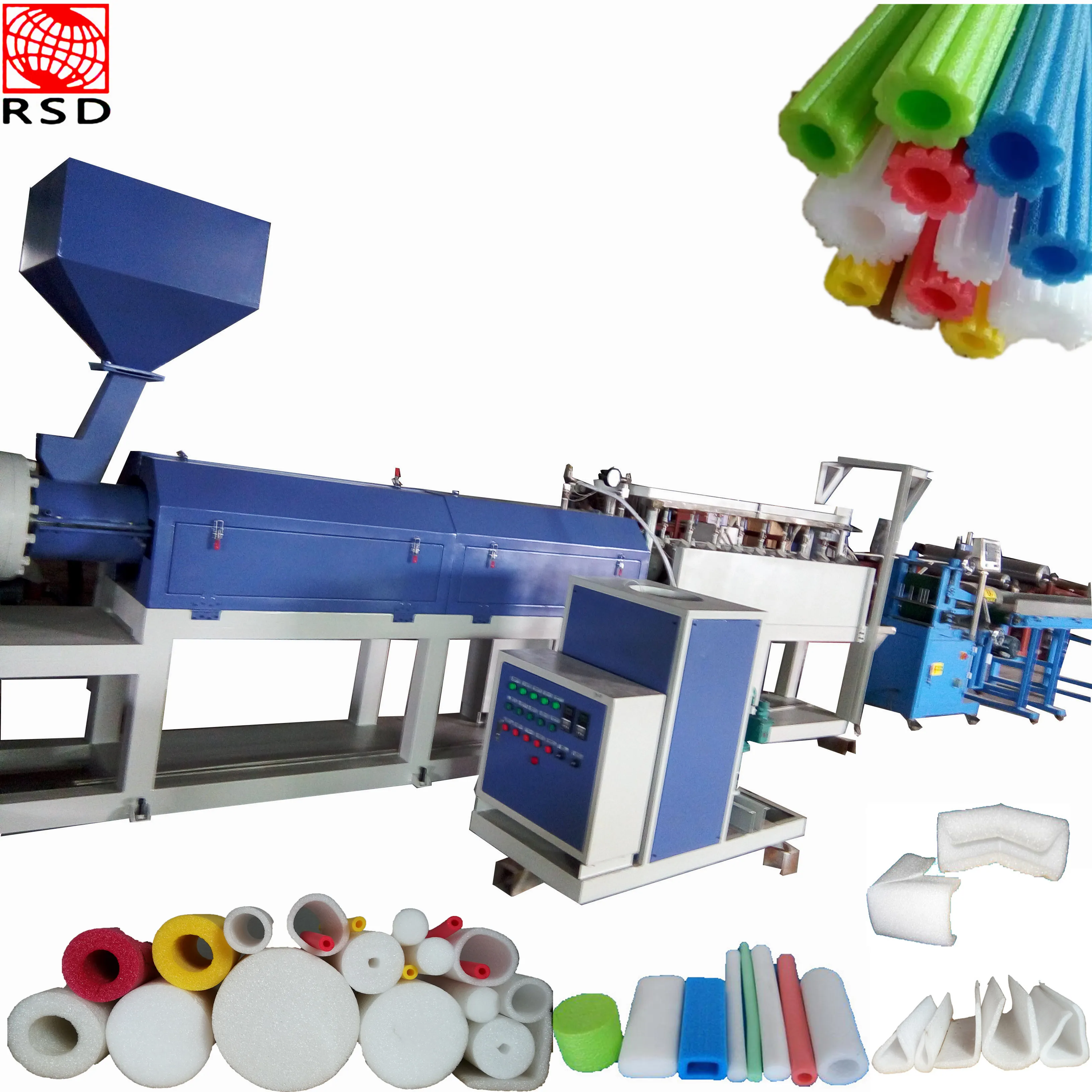 Good quality EPE foam rod/pipe/tube extrusion machine