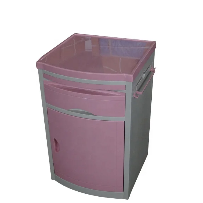 Manufactured Other Hospital Furniture Hospital Cabinet ABS Plastic Bedside Cabinet
