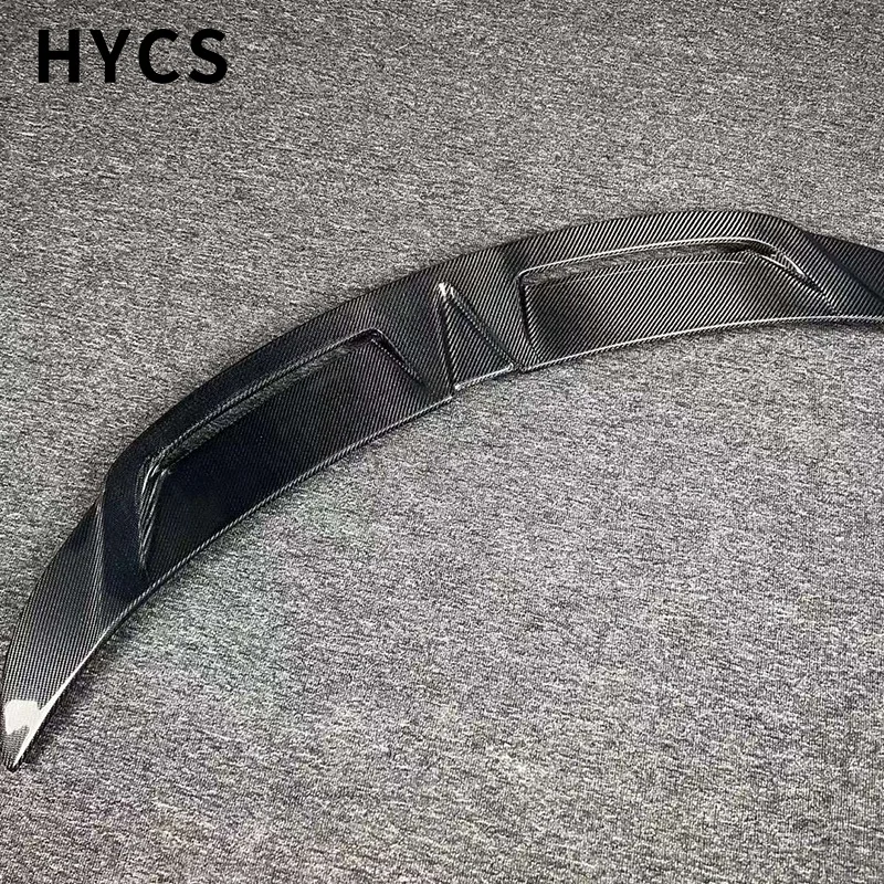 Автомобильные Внешние аксессуары автомобильный спойлер заднее крыло из настоящего сухого углеродного волокна для Tesla Model