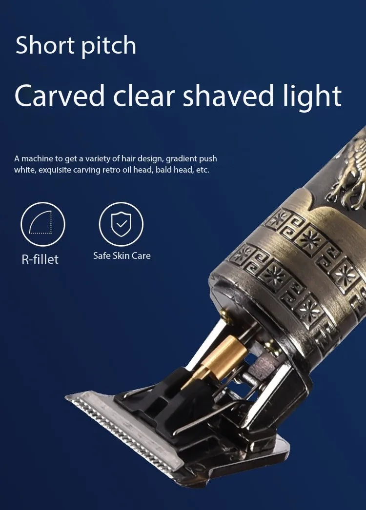 Shaver rechargeable for men dog groin nose type-c waterproof digital display plastic abs professional new design hair trimmer