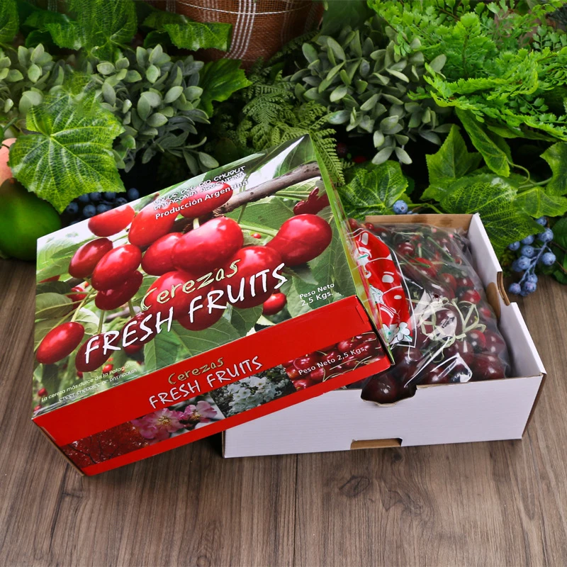 
Custom 5kg Cherry Cherry Packaging New Zealand Intellect Cherry Cherry Gift Box Fruit Packaging 